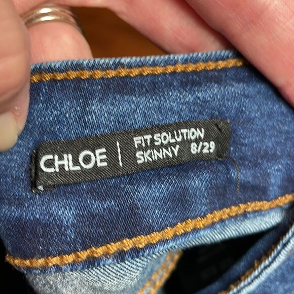 Tahari Chloe, Fit Solution, Skinny Jeans, Blue, Stretch 8/29 - Picture 8 of 9